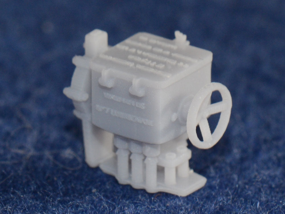 WAKEFIELD No 7 LUBRICATOR (one supplied) with REAR PRIMING WHEEL - 6 FEED (O Gauge 7mm scale)